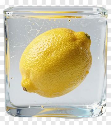 Lemon In Clear Water PNG