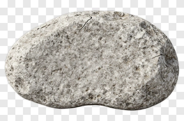 Smooth Gray Rock PNG