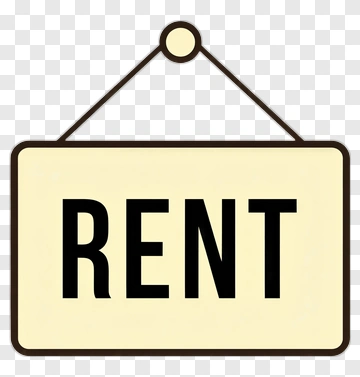 Rent Sign PNG