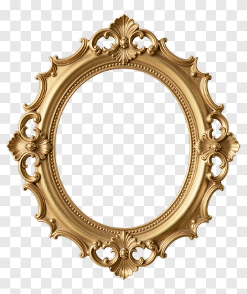 Vintage Gold Frame PNG