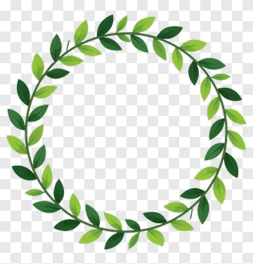 Green Leaf Wreath PNG