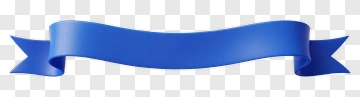 Blue Ribbon Banner PNG