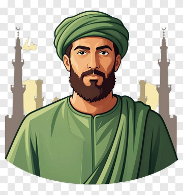 Man In Traditional Clothing With Minarets In Background PNG