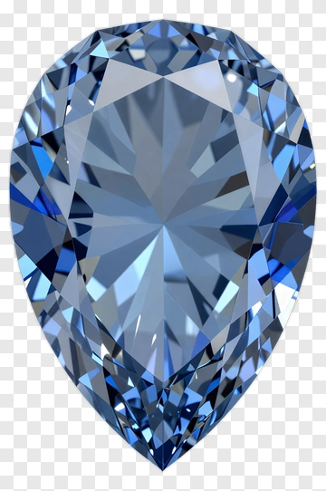 Blue Diamond Gemstone PNG