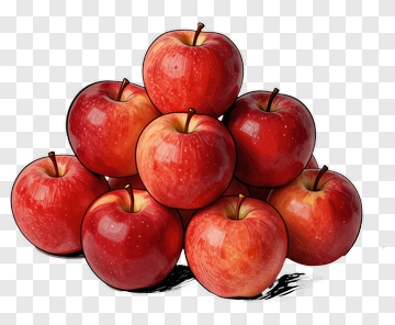 Stack Of Red Apples PNG