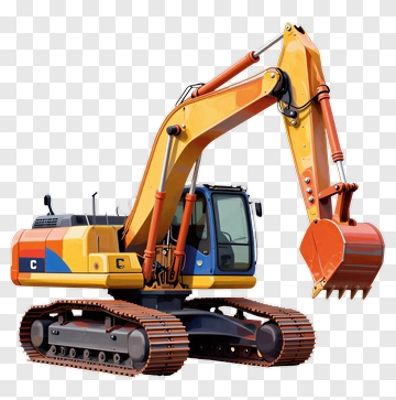 Excavator Machine PNG