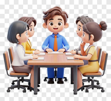 Business Team In A Meeting PNG