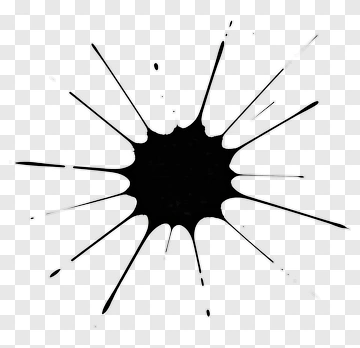 Black Ink Splash PNG