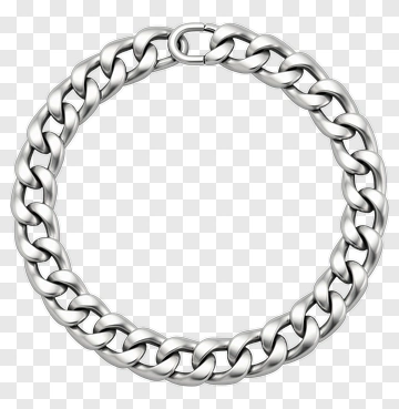 Silver Chain Bracelet PNG
