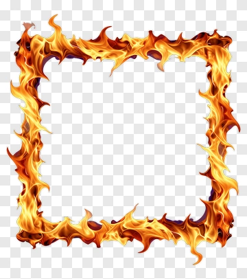 Flaming Frame PNG