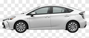 Silver Sedan Car PNG