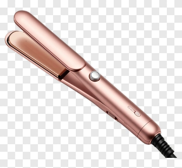 Rose Gold Hair Straightener PNG