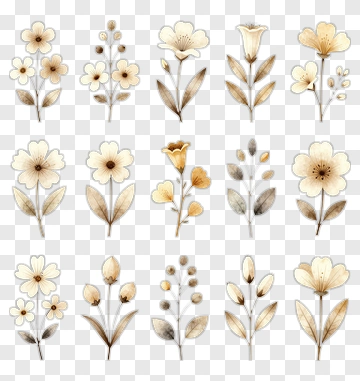 Watercolor Floral Arrangement PNG