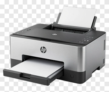 Hp Printer With Paper Tray Open PNG