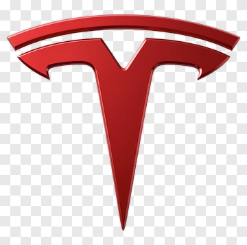 Red Tesla Logo PNG