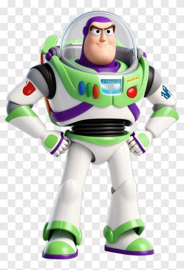 Buzz Lightyear Toy Character PNG