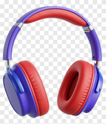 Colorful Headphones PNG