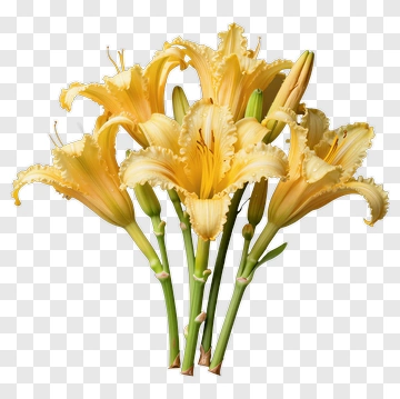 Yellow Flower Bouquet PNG
