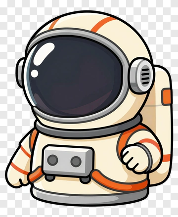 Cartoon Astronaut Character PNG