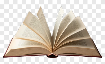 Open Book With Pages Flipping PNG