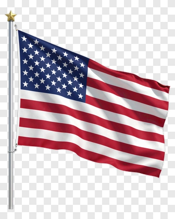 American Flag Waving PNG