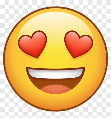 Smiling Emoji With Heart Eyes PNG