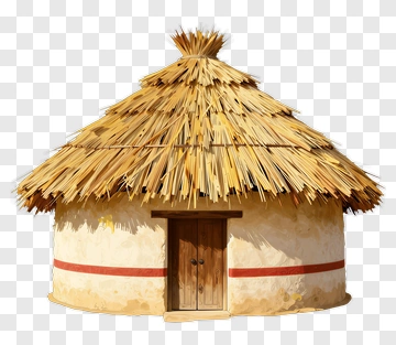 Thatched Roof Hut PNG