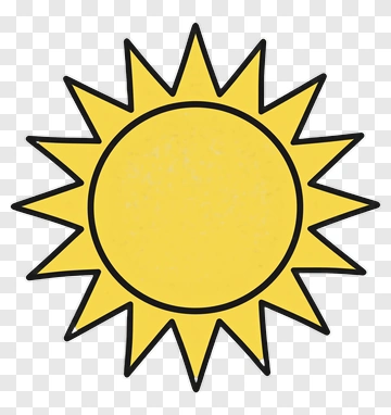 Cartoon Sun Icon PNG