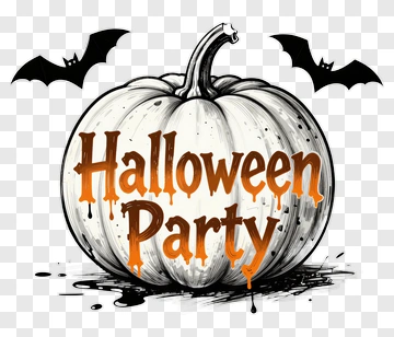 Halloween Party Pumpkin PNG