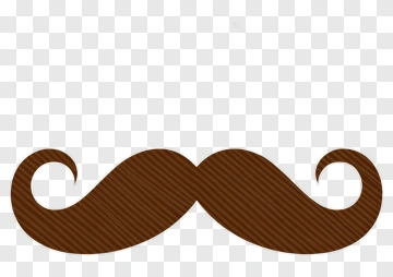 Brown Mustache PNG