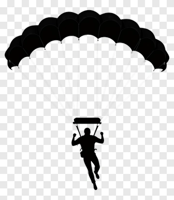 Skydiver Parachuting PNG