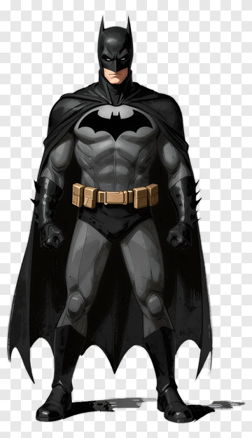 Superhero Batman In A Dark Costume PNG