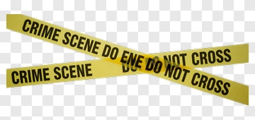 Crime Scene Do Not Cross Tape PNG
