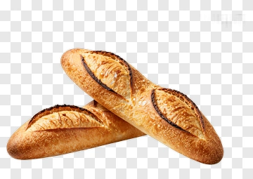 Freshly Baked Bread Loaves PNG