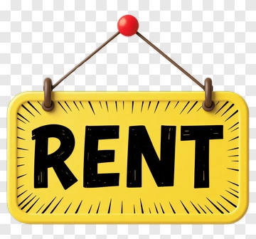 Rent Sign PNG