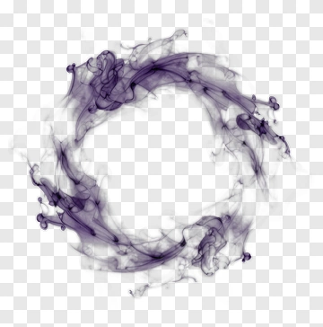 Purple Smoke Circle PNG