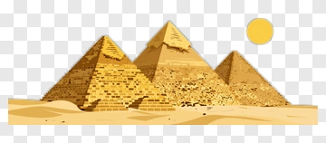 Pyramids Of Giza Under A Bright Sun PNG