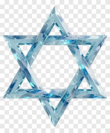 Blue Star Of David PNG