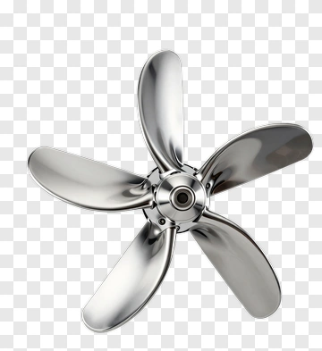 Metallic Fan Blade PNG