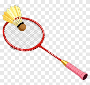 Badminton Racket And Shuttlecock PNG