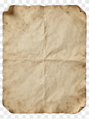 Old Crumpled Paper PNG