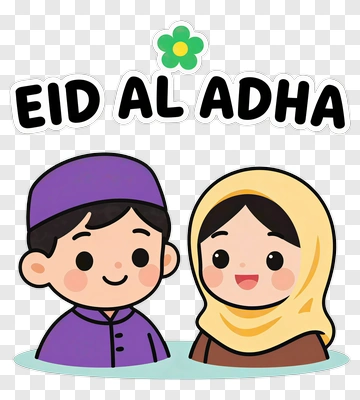 Eid Al Adha Celebration With Children PNG