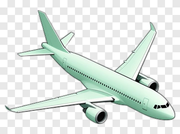 3D Airplane PNG