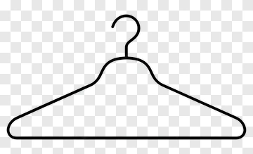 Clothes Hanger Outline PNG