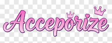 Acceporize Text Design PNG