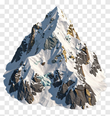 Snow-Capped Mountain PNG