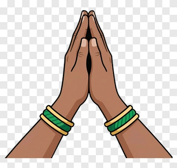 Hands In Prayer Position PNG