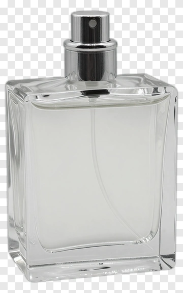 Clear Glass Perfume Bottle PNG