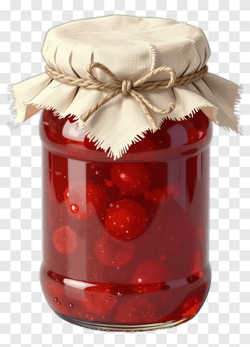 Jar Of Strawberry Jam PNG