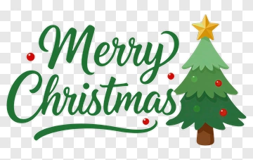 Merry Christmas Tree PNG